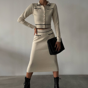 طقم تنورة بيجي