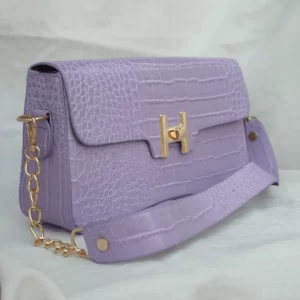 حقيبة يد بعلامة H - بنفسجي