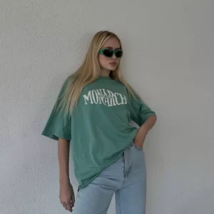 تيشيرت MONERCH فري سايز - فستقي, free size