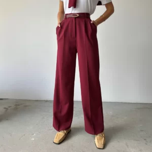بنطلون قماش - ماروني