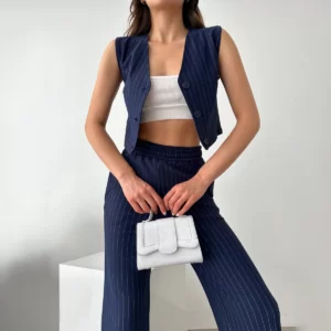 طقم قصير - نيلي