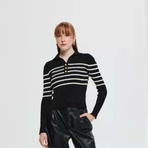 سويتر مخطط بازرار - free size