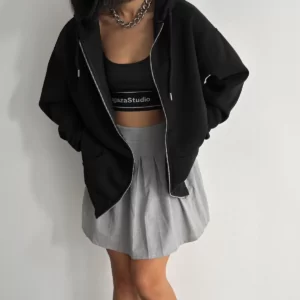 جاكيت سادة - اسود, free size