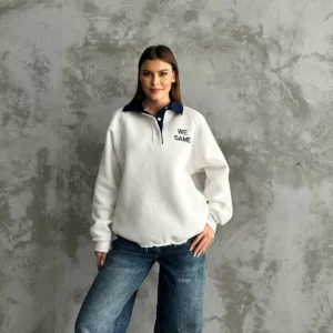 سويتر WE SAME - ابيض