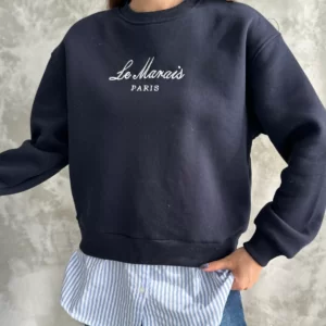 سويتر PARIS - نيلي