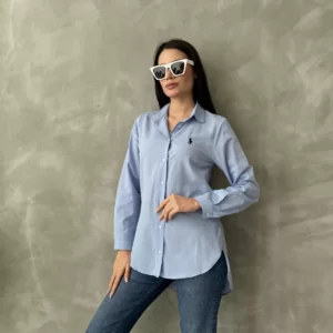 قميص بولو - سمائي