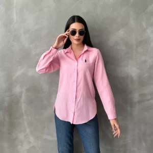 قميص بولو - وردي