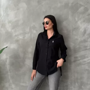 قميص بولو - اسود