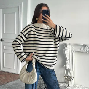 سويتر مخطط - free size