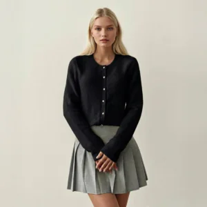 جاكيت صوف - free size, اسود