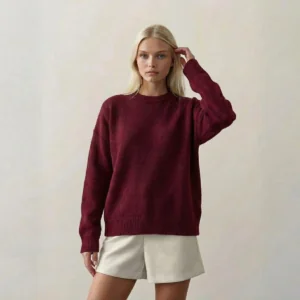 بلوز سادة - free size, احمر